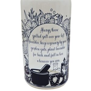 Practical Magic Glass Beer Can Cup: Halloween Witch Iced Coffee Cup