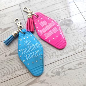 Motel Keychain | Retro Rhinestone Bag Charm
